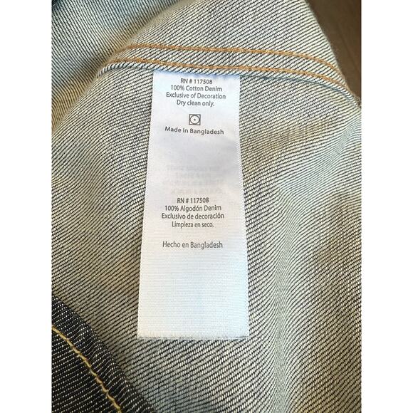 Level 501 Denim Shirt Men’s XXL Black 3LMLW109 - Picture 4 of 8